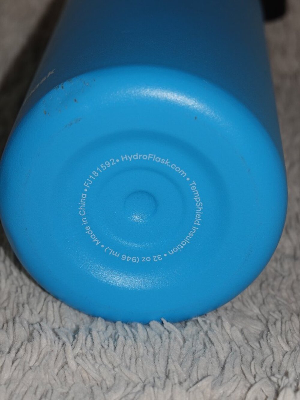 Hydro Flask 32 oz Wide Mouth, Flex Straw Lid, Blue, Good Condition - Picture 8 of 8